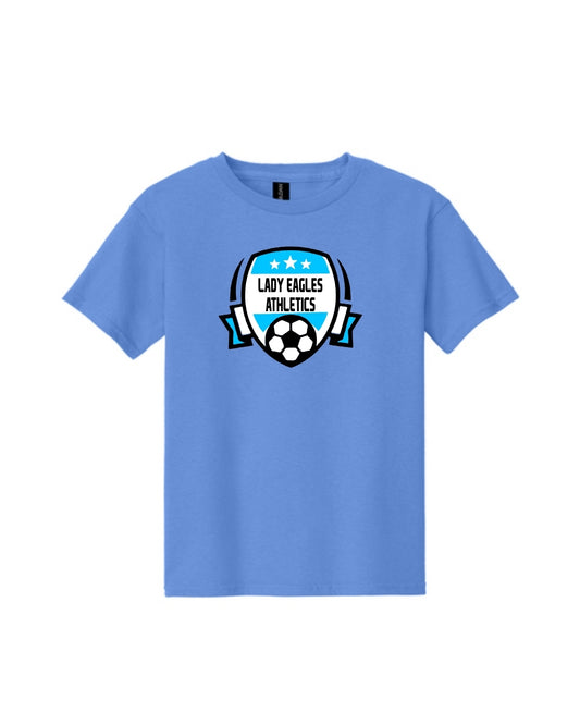 McNair Jr High - Soccer Lady Eagles Athletics Cotton Tee Shirt