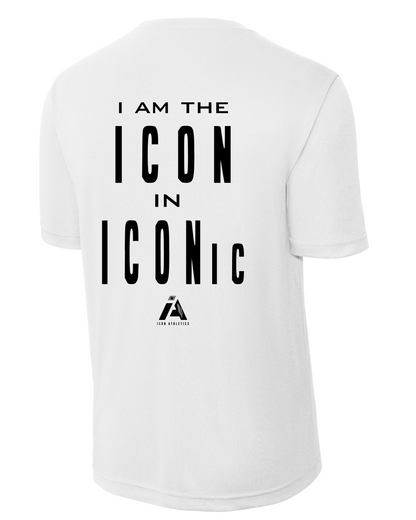 Icon Athletics- Iconic Performance Tee- White
