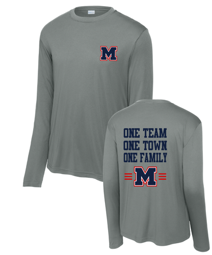 Manvel Football - One Team Long Sleeve Performance Tee