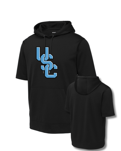 Shadow Creek- Embroidered USC Short Sleeve Performance Hoodie