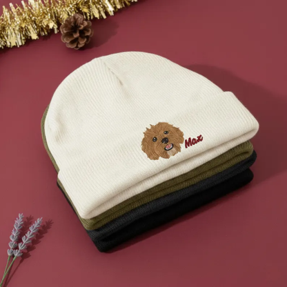 Gift- Embroidered Pet Beanie