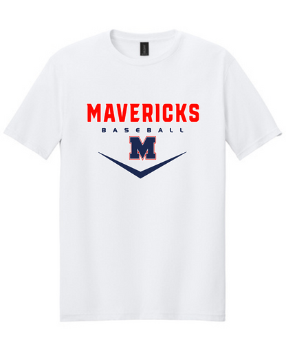 Manvel Baseball- Mavericks Baseball Cotton Tee