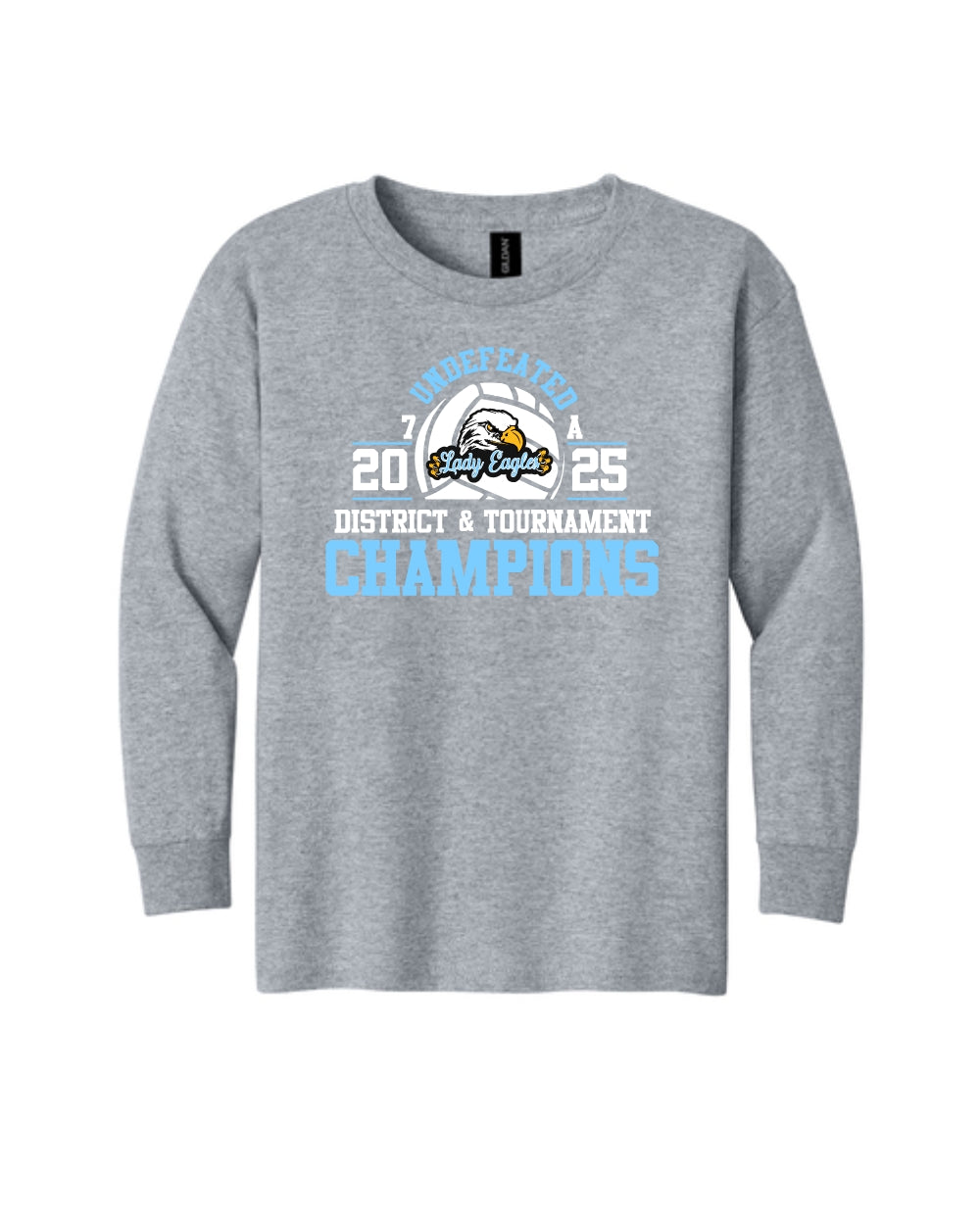 McNair Volleyball - 7A Undefeated District & Tournament Champions Cotton Long Sleeve