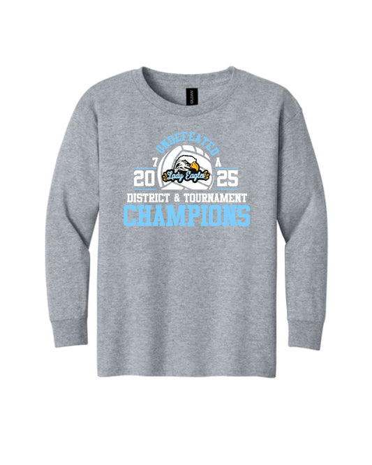 McNair Volleyball - 7A Undefeated District & Tournament Champions Cotton Long Sleeve