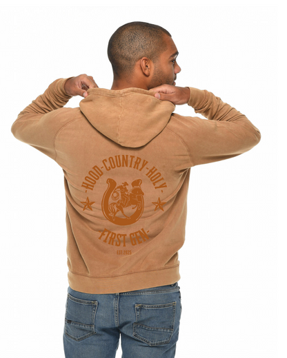 First Gen- Vintage Hood, Country, Holy Hoodie