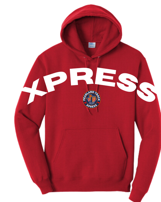 PTX- XPRESS Cotton Fleece Hoodie -Red