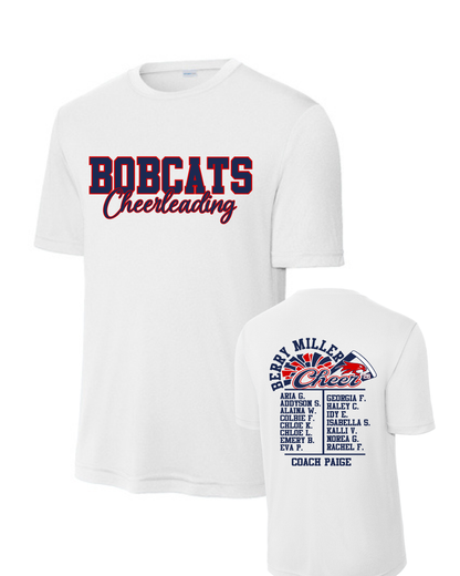 Berry Miller Cheer- Bobcats Cheerleading 2026 Performance Tee