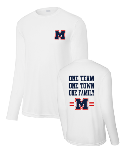 Manvel Cheer - One Team Long Sleeve Performance Tee