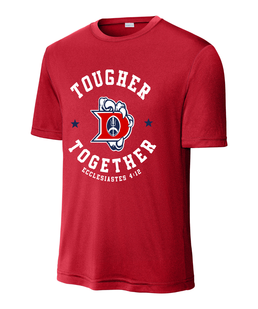 Dawson Football Booster- Tougher Together Performance Tee