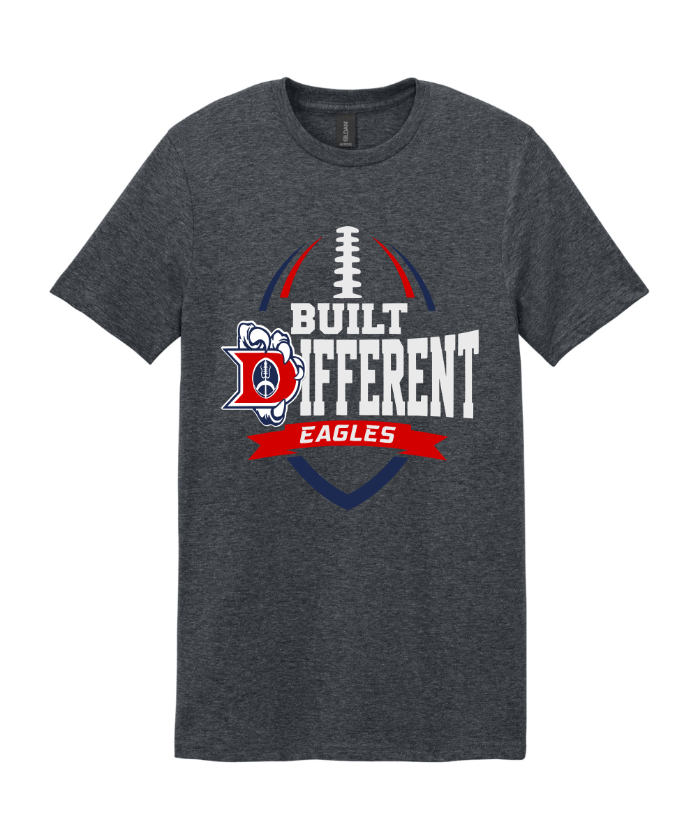 Dawson Football Booster Club- Built Different Cotton Tee