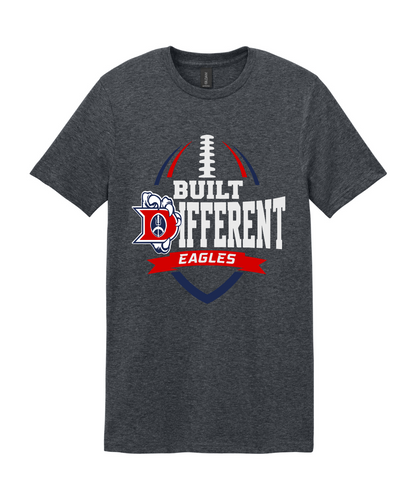 Dawson Football Booster Club- Built Different Cotton Tee