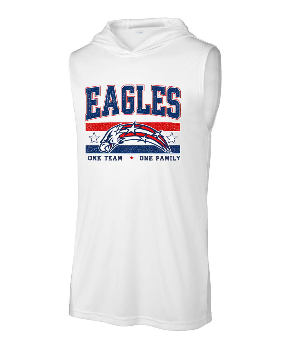 Dawson Football Booster Club- Eagles Performance Sleeveless Hoodie