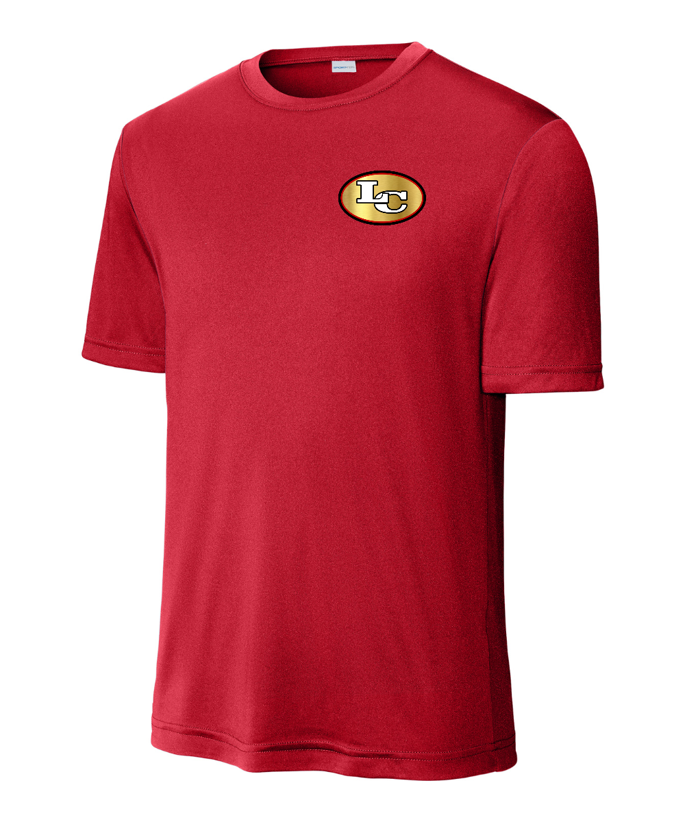 League City 49ers Football & Cheer Performance Tee - True Red