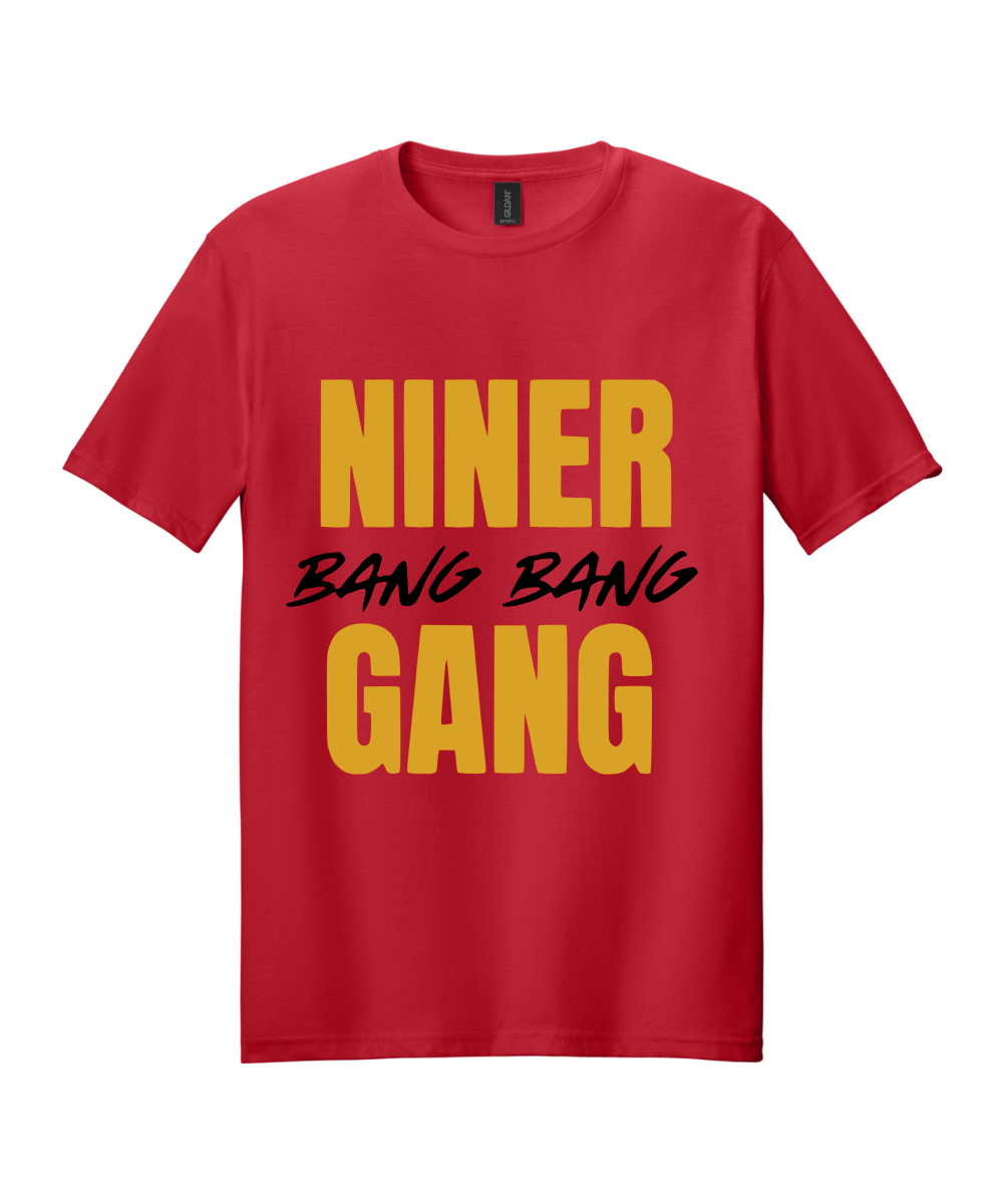 League City 49ers Football & Cheer- Bang Bang Niner Gang Cotton Tee