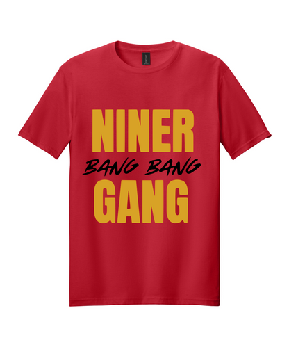 League City 49ers Football & Cheer- Bang Bang Niner Gang Cotton Tee