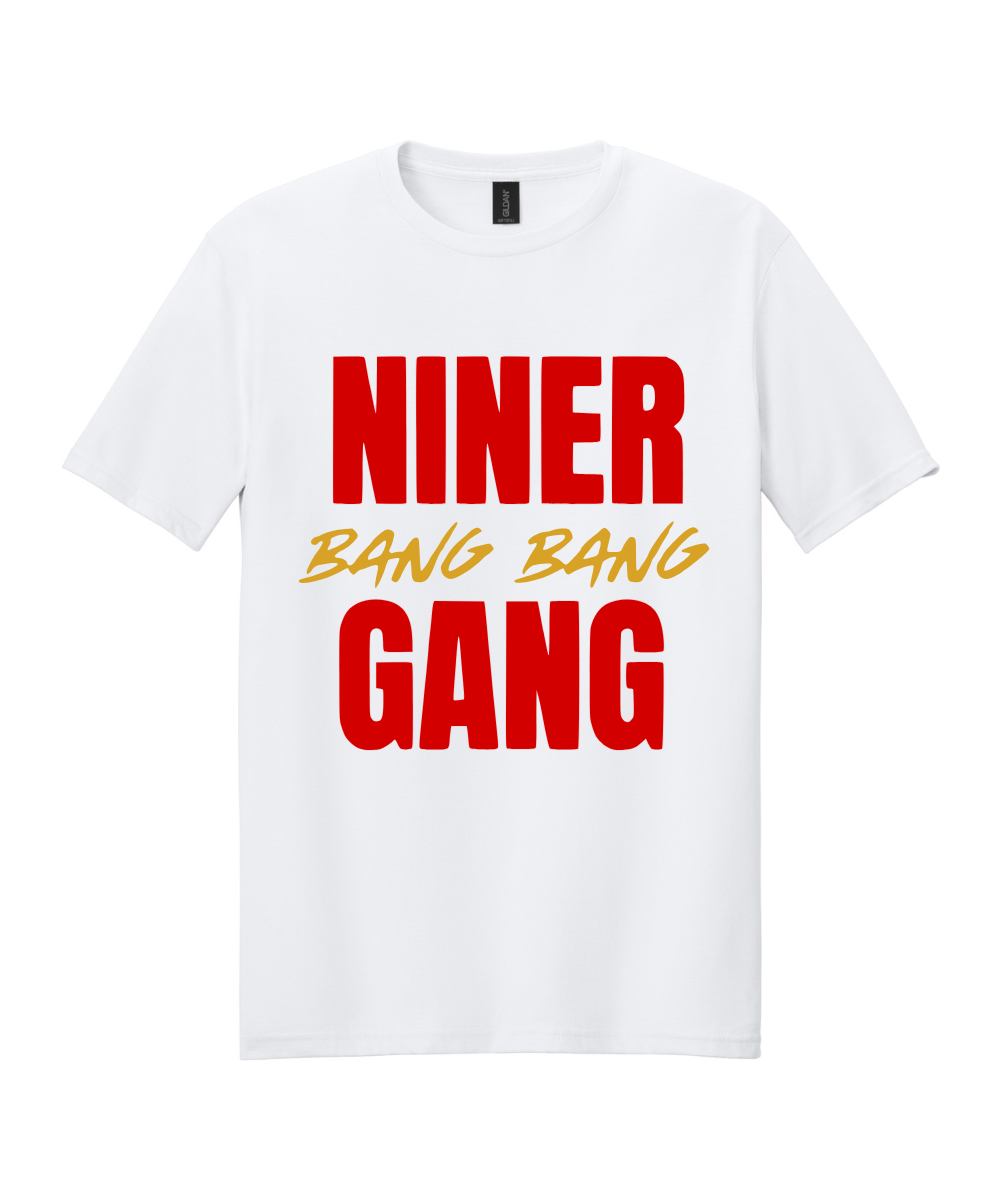 League City 49ers Football & Cheer- Bang Bang Niner Gang Cotton Tee