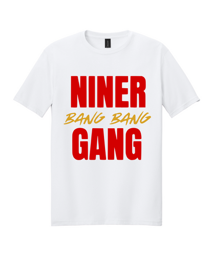 League City 49ers Football & Cheer- Bang Bang Niner Gang Cotton Tee