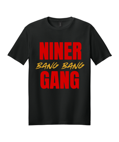 League City 49ers Football & Cheer- Bang Bang Niner Gang Cotton Tee