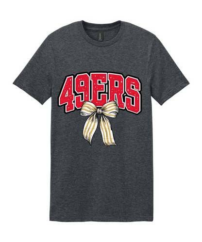 League City 49ers- 49ers Bow Cotton Tee