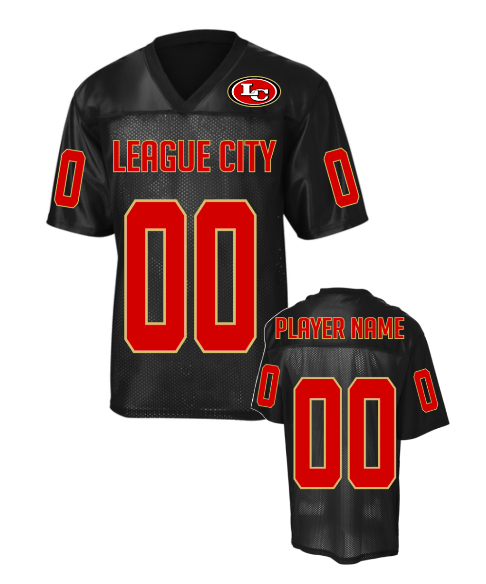 League City 49ers- LC 49ers Oversized Custom Jersey
