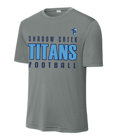 Shadow Creek Titans-  Titans Football Short Sleeve Performance Tee