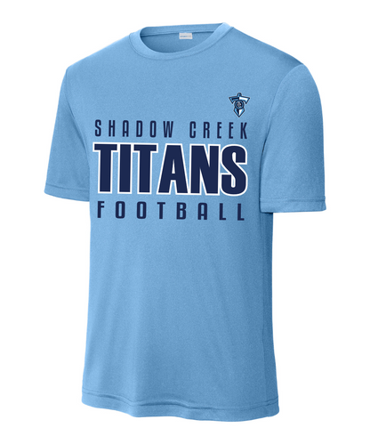 Shadow Creek Titans-  Titans Football Short Sleeve Performance Tee
