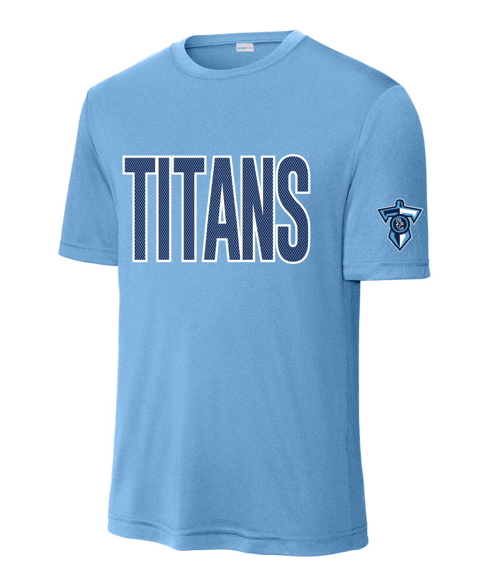 Shadow Creek Titans- Mesh Titans Short Sleeve Performance Tee