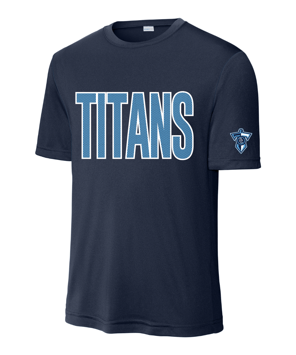 Shadow Creek Titans- Mesh Titans Short Sleeve Performance Tee