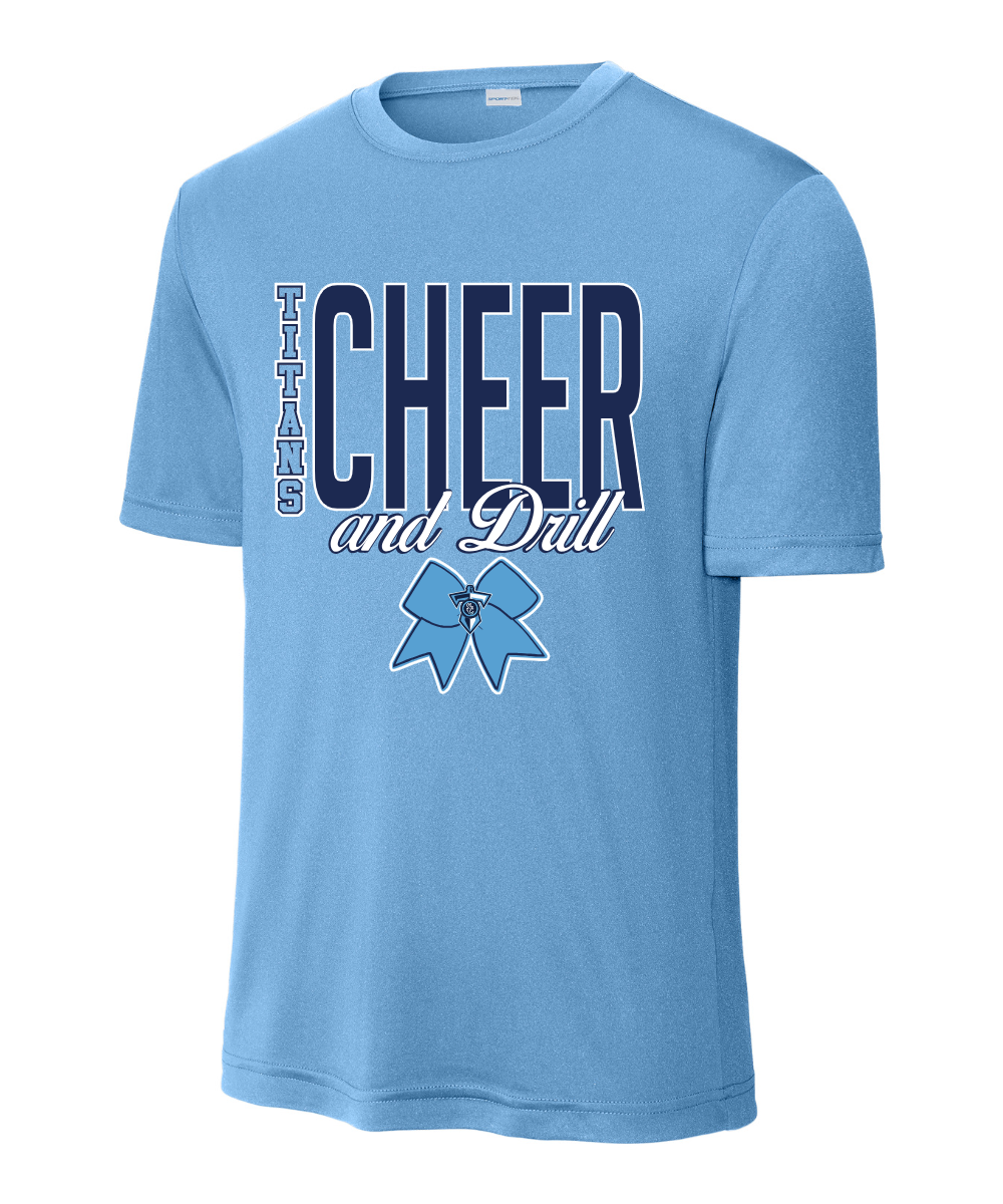 Shadow Creek Titans- Shadow Creek Cheer& Drill Short Sleeve Performance Tee