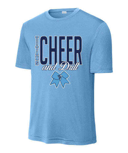 Shadow Creek Titans- Shadow Creek Cheer& Drill Short Sleeve Performance Tee