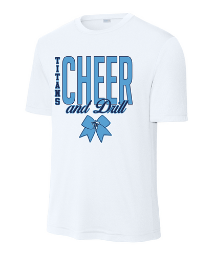 Shadow Creek Titans- Shadow Creek Cheer& Drill Short Sleeve Performance Tee