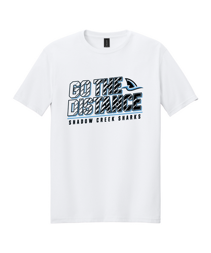 Shadow Creek Cross Country Track & Field - Go The Distance Cotton Tee - White