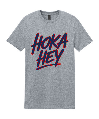 Manvel Football - Hoka Hey Script Cotton Tee