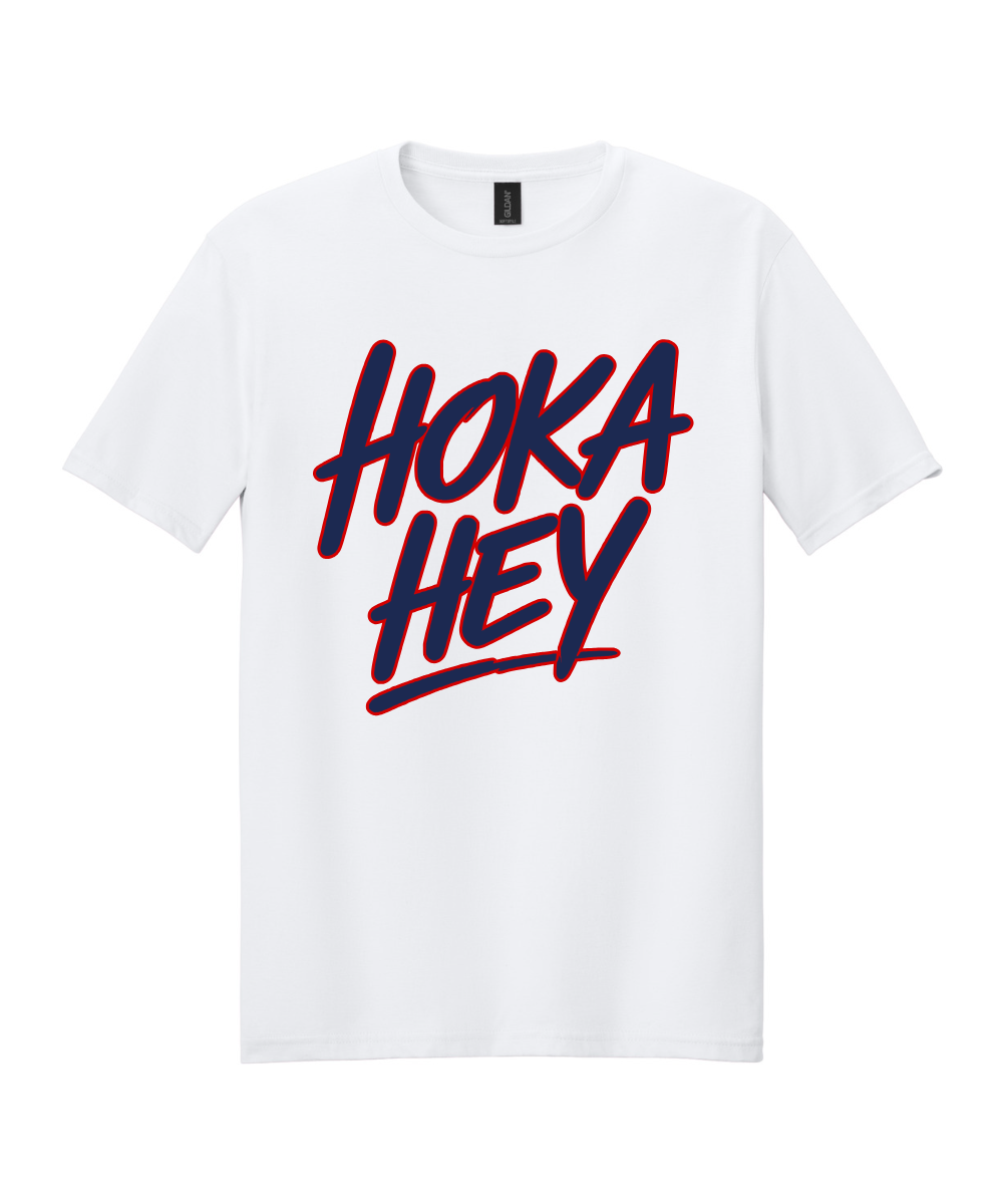 Manvel Cheer - Hoka Hey Script Cotton Tee