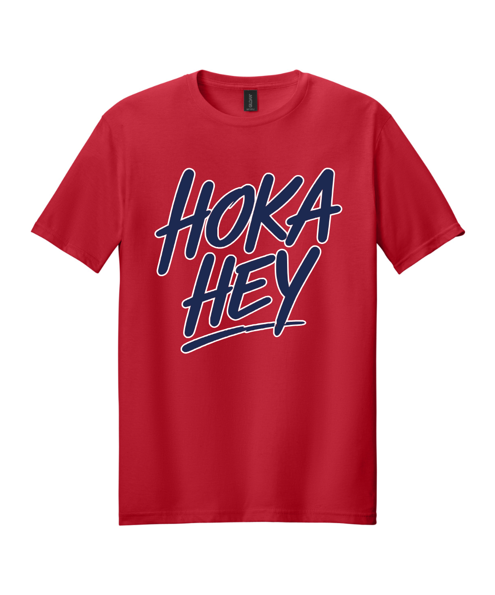 Manvel Cheer - Hoka Hey Script Cotton Tee