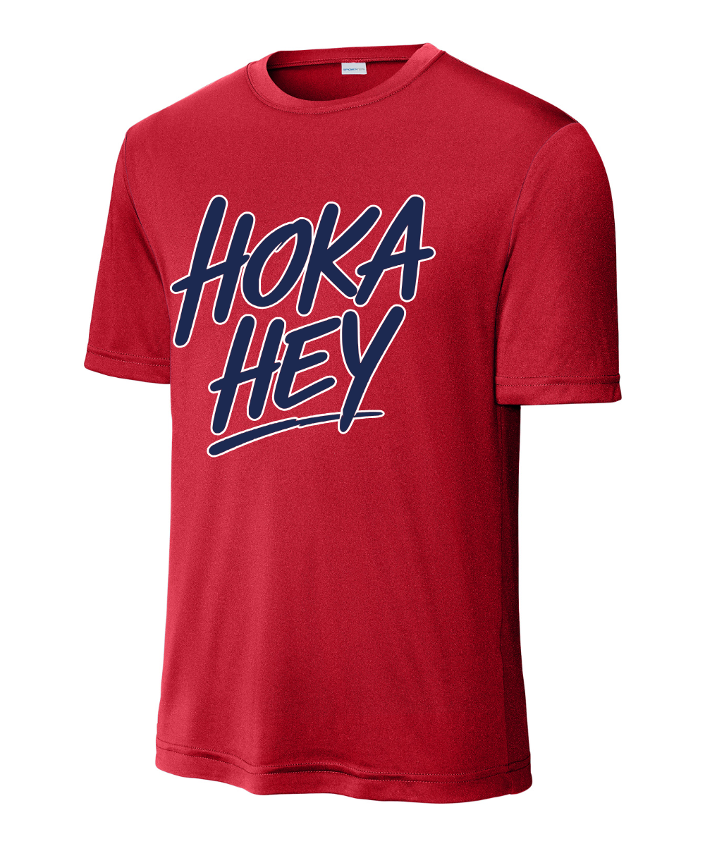 Manvel Cheer - Hoka Hey Script Performance Tee