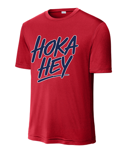 Manvel Volleyball - Hoka Hey Script Performance Tee