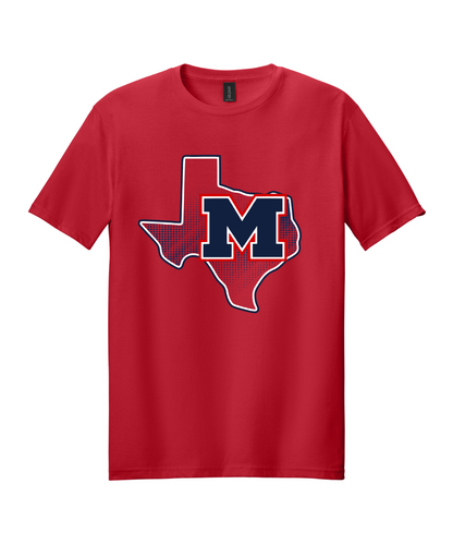 Manvel Volleyball - Manvel TX Cotton Tee