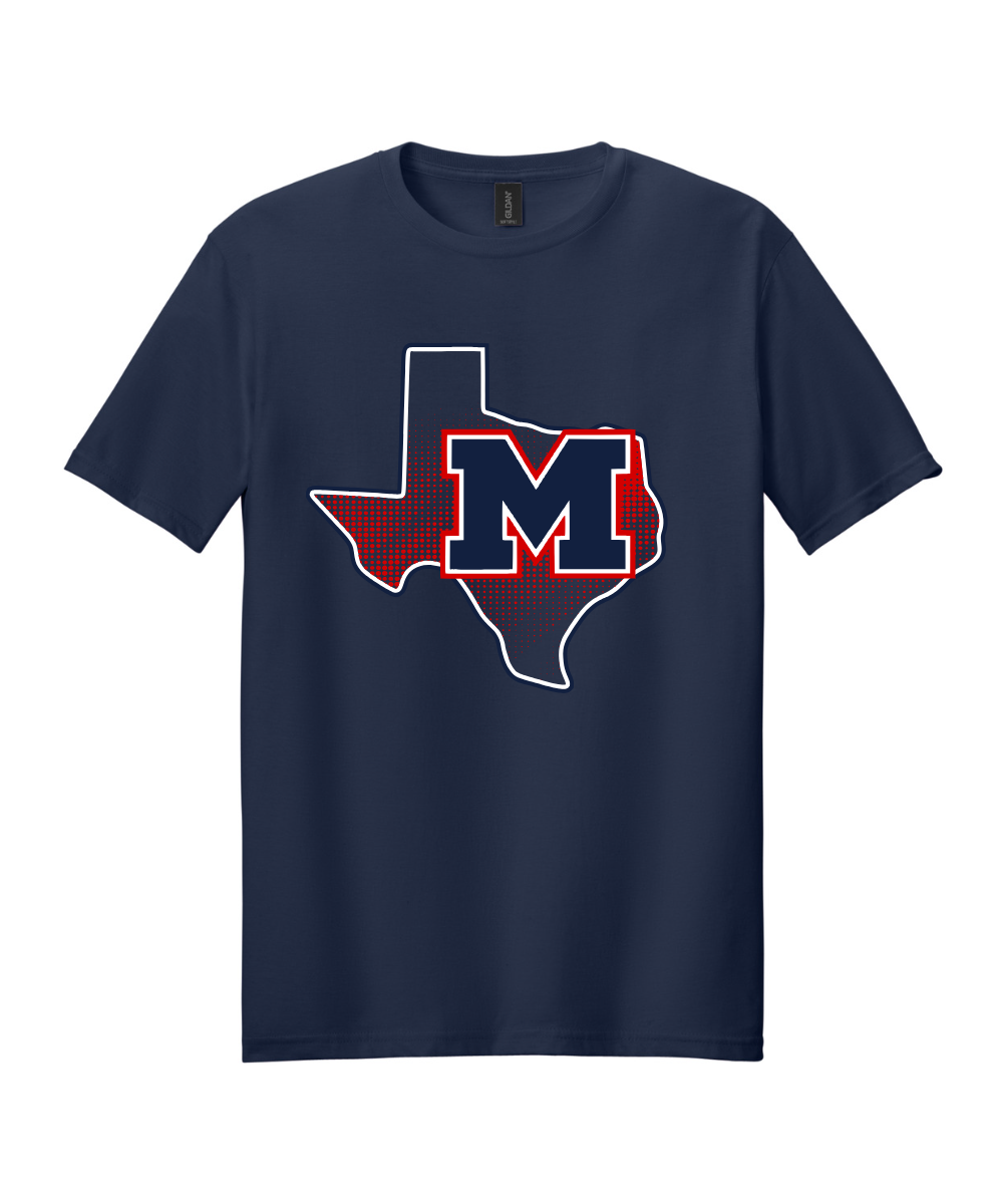 Manvel Volleyball - Manvel TX Cotton Tee
