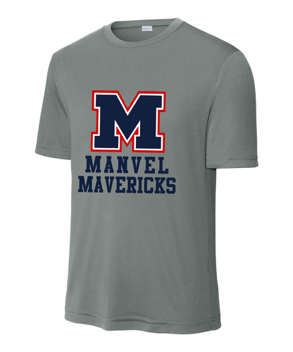 Manvel Powerlifting - Big M Manvel Mavericks Performance Tee