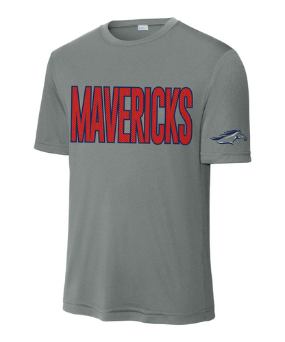 Manvel Football - Mavericks Mesh Performance Tee