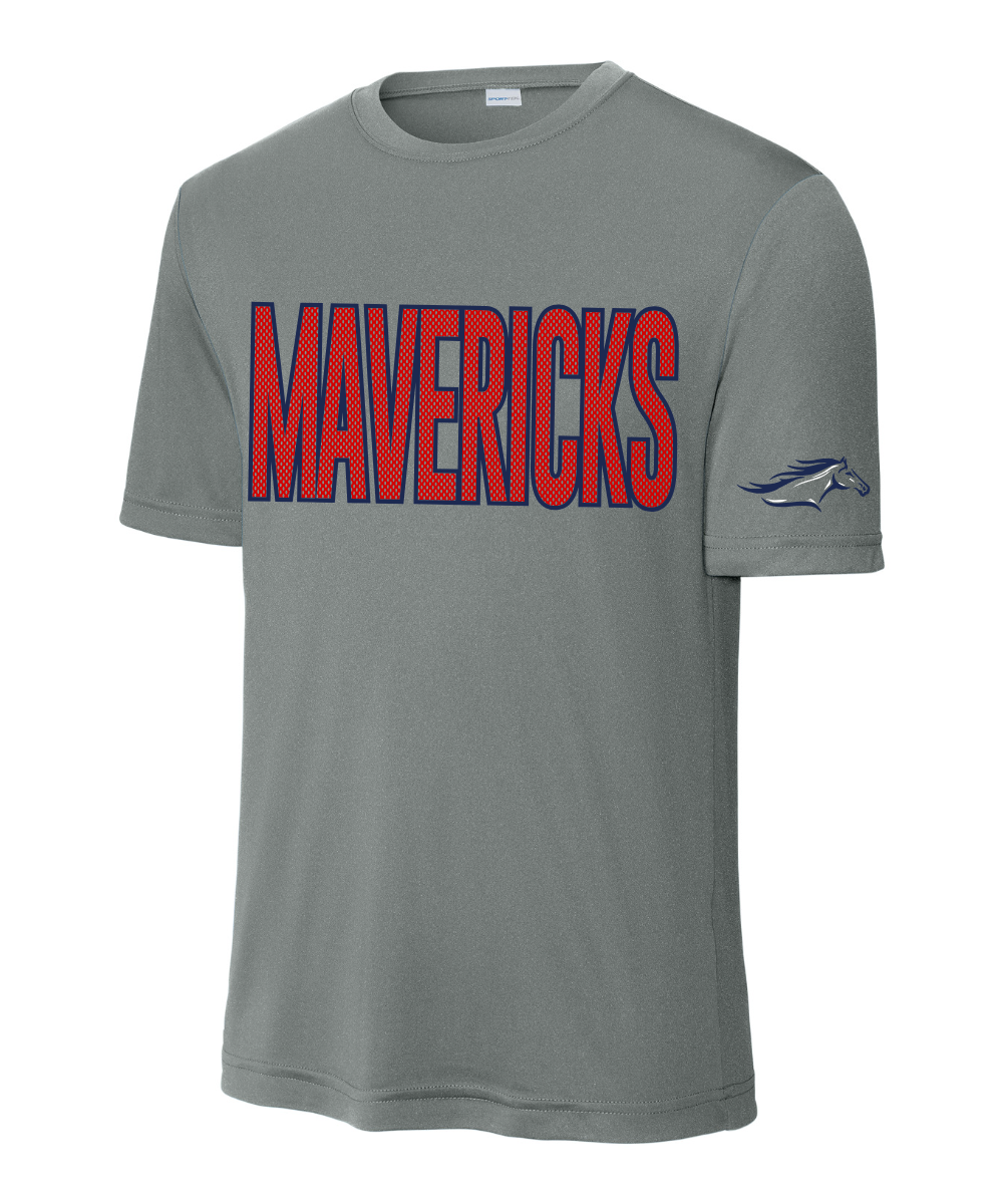 Manvel Cheer - Mavericks Mesh Performance Tee