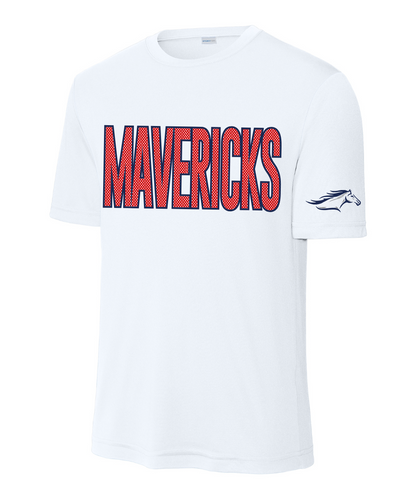 Manvel Football - Mavericks Mesh Performance Tee