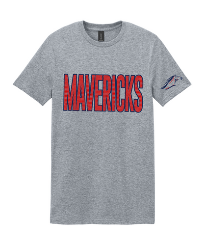 Manvel Football - Mavericks Mesh Cotton Tee