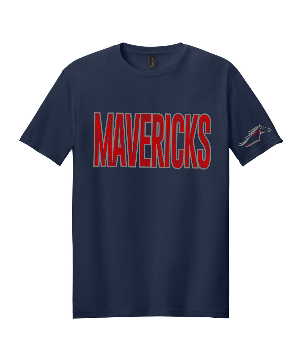 Manvel Cheer - Mavericks Mesh Cotton Tee