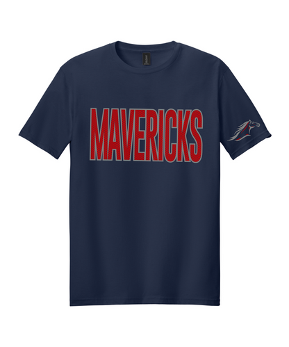 Manvel Volleyball - Mavericks Mesh Cotton Tee