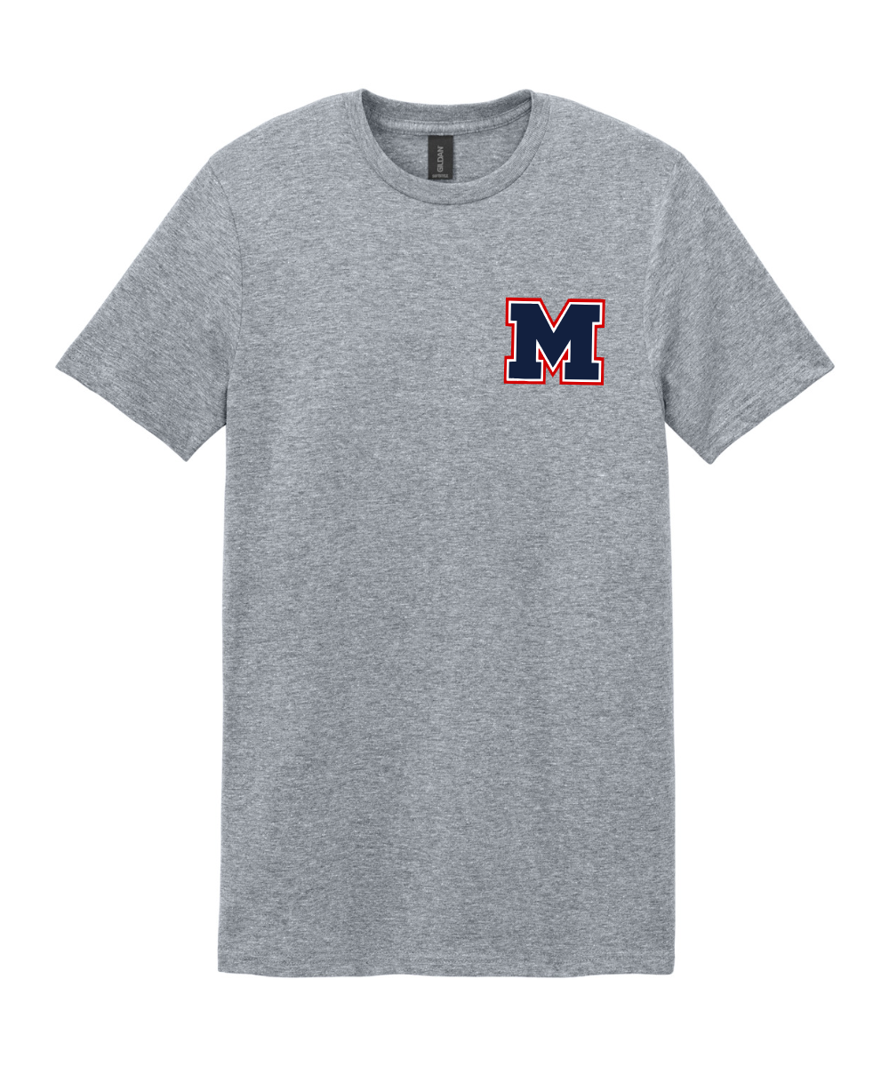 Manvel Football - One Team Cotton Tee - Sport Grey