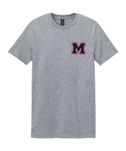 Manvel Football - One Team Cotton Tee - Sport Grey