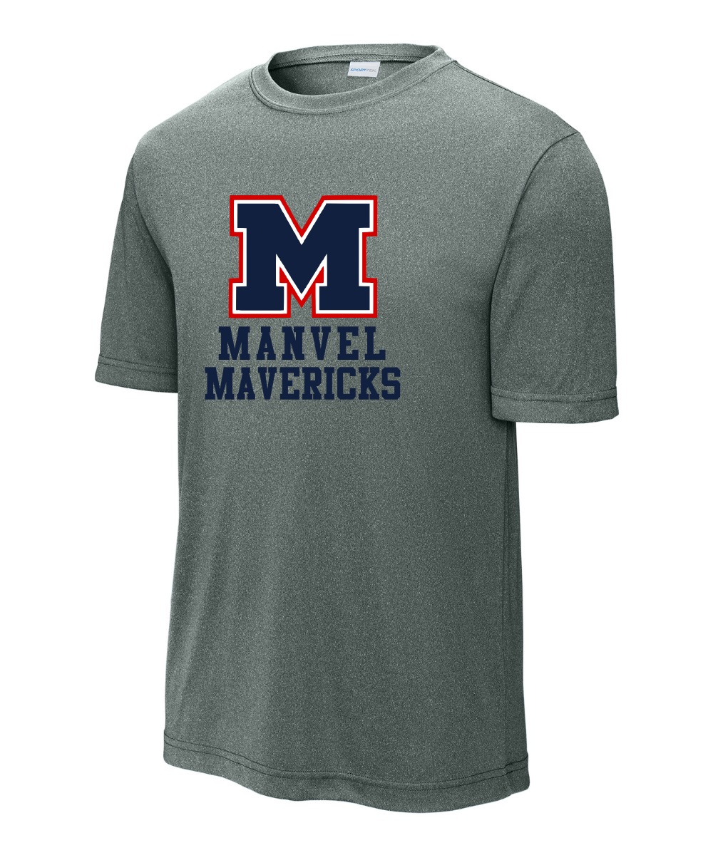 Manvel Golf - Big M Manvel Mavericks Performance Tee
