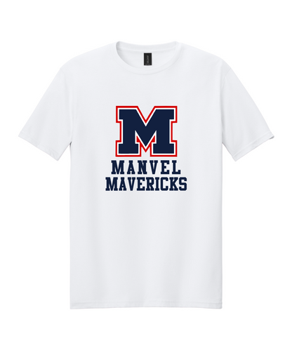 Manvel Football - Big M Manvel Mavericks Cotton Tee